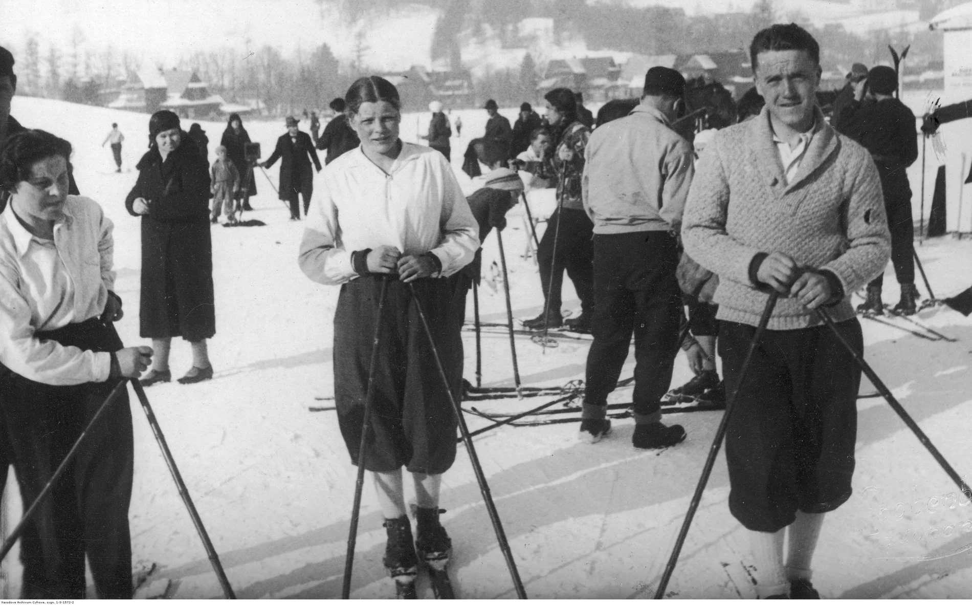Bronisława Staszel-Polankowa i Bronisław Czech w Zakopanem, 1931