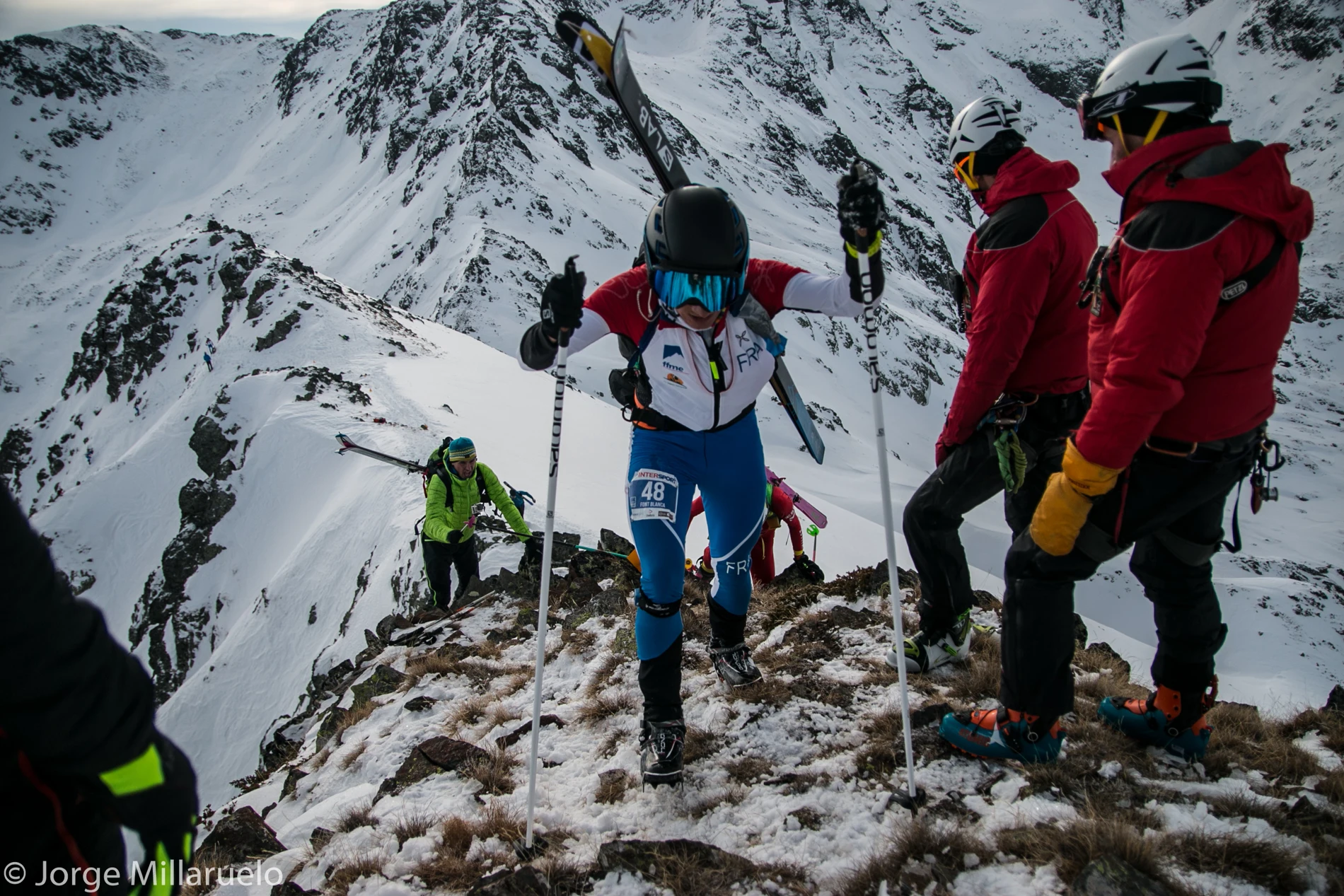 Gédéon Pochat at the Font Blanca World Cup in Andorra, 21 January 2017. International competition context, not a Polish event or a photograph of the Polish team.